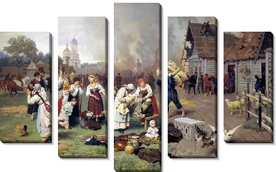 Пожар в деревне (A fire in the village)