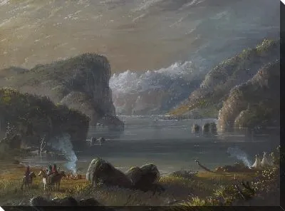 Картина Сцена озера