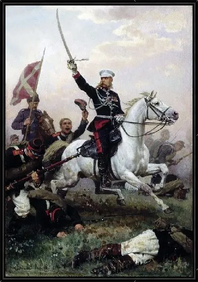 Картина Генерал Н.Д.Скобелев на коне (General N.D.Skobelev on horseback)