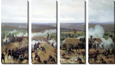 Картина Захват Гривицкого редута под Плевной (Capture Grivitskogo redoubt at Plevna)
