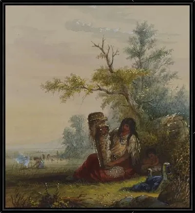 Группа индийских матери и детей