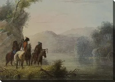 Картина Охотники в поисках игры