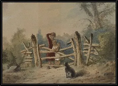 Картина Дети Георгия в ожидании возвращения их призванного отца