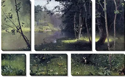 Картина Лесная река (Forest River)