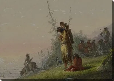 Картина Лагерь индейцев