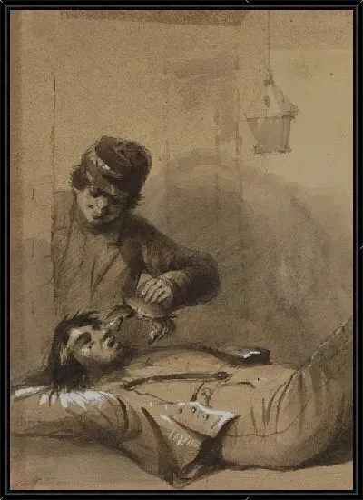 Картина Джек C- и Дом Рынка бездельника