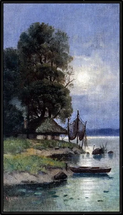 Картина Рыбацкий домик (Fisherman's house)