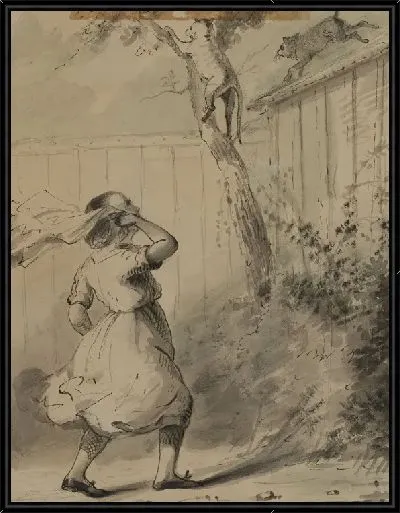 Картина Кэрри и Кошки