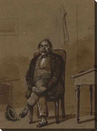 Картина Никогда не счастлив, кроме того, когда несчастен