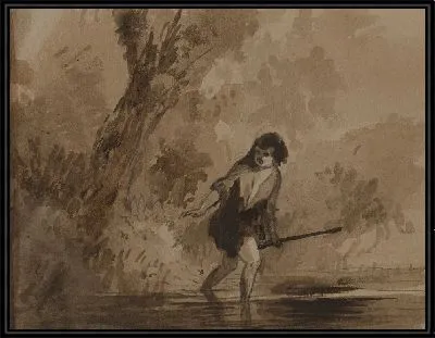 Картина Мальчик в воде