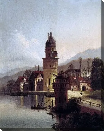 Картина Пейзаж с замком (Landscape with Castle)