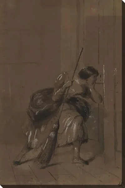 Картина Маркиза (Иллюстрация из Диккенса "Старый магазин курьезов")