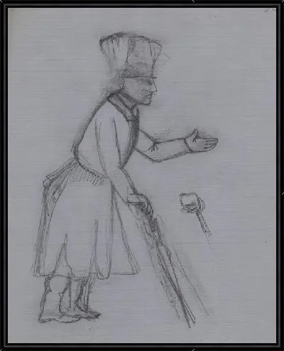 Картина Без названия: Франсуаза Равель в роли Бертран Равель [Версия: похоже на Ректо]