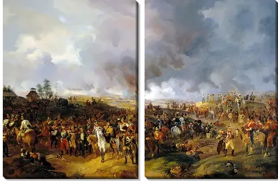 Картина Сражение при Лейпциге с 2 по 7 октября 1813 года (The Battle of Leipzig, from 2 to October 7, 1813)