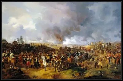 Картина Сражение при Лейпциге с 2 по 7 октября 1813 года (The Battle of Leipzig, from 2 to October 7, 1813)