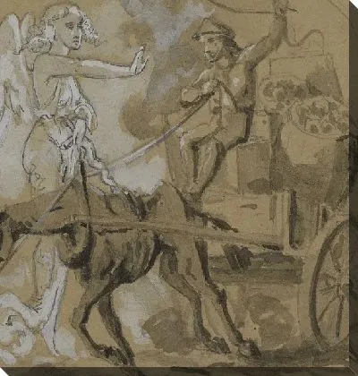 Картина Без названия: Изучение Horsecart