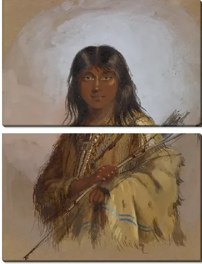 Картина Чинук индийский: река Колумбия