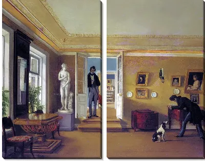 Картина В комнатах (The rooms)