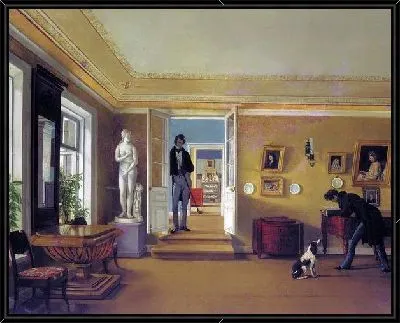 Картина В комнатах (The rooms)