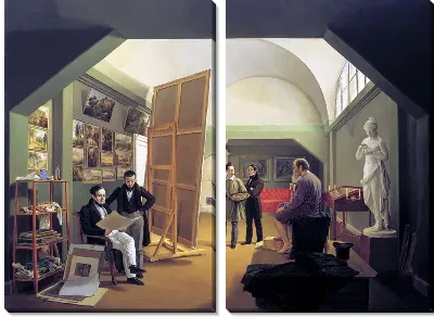 Мастерская художника Петра Васильевича Басина