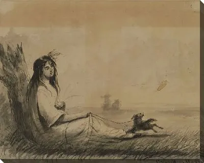 Женщины, лежащие на поводке (от Лоуренс Стерн, «Сентиментальное путешествие», 1768)