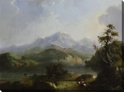 Картина Сцена Скалистых гор