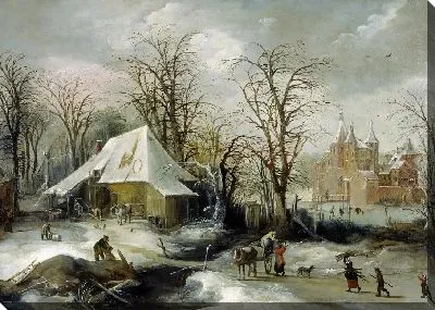 Картина Зимний пейзаж №39