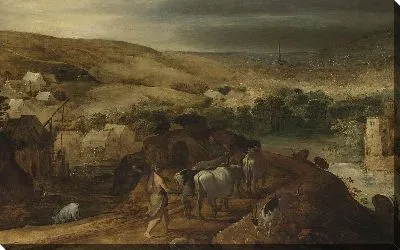 Картина Геркулес крадет волов Гериона