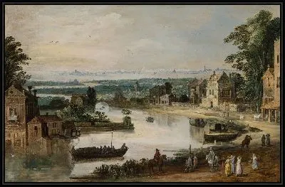 Картина Буксируемая лодка
