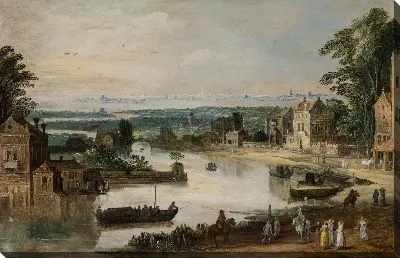 Картина Буксируемая лодка