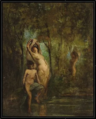 Картина Нимфы в лесу