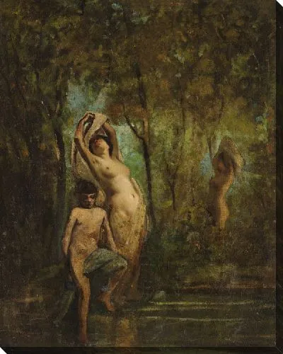 Картина Нимфы в лесу