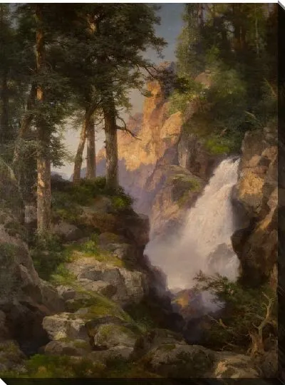Картина Водопад в ущелье тольтеков