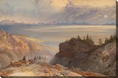 Картина Большое Соленое Озеро Юты