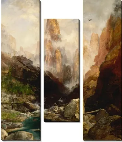 Туман в каньоне Канаб, штат Юта