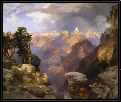 Гранд-Каньон с радугой