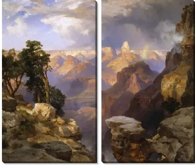 Гранд-Каньон с радугой