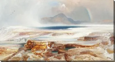 Картина Горячие источники Йеллоустона