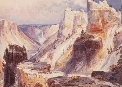 Картина Гранд-Каньон Йеллоустона, Йеллоустонский национальный парк