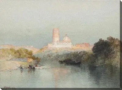 Картина Гасиенда на реке Лерма, Сан-Хуан, Мексика