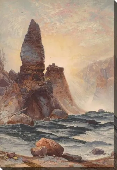 Картина Башни Водопада, Национальный парк Йеллоустоун