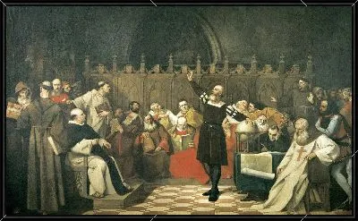 Колумба перед мудрецами Саламанки (Колумба перед Советом Саламанки) (Коламбус в университете Саламанки)