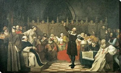 Колумба перед мудрецами Саламанки (Колумба перед Советом Саламанки) (Коламбус в университете Саламанки)