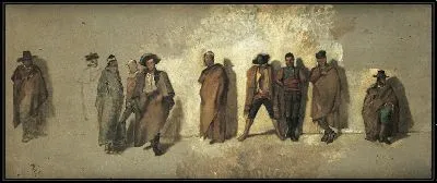 Картина Испанские типы (Сцены из жизни Андалусии) (этюд)