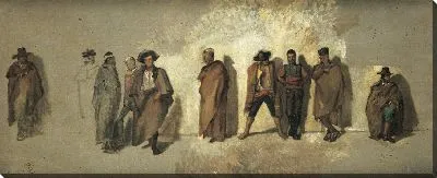 Картина Испанские типы (Сцены из жизни Андалусии) (этюд)