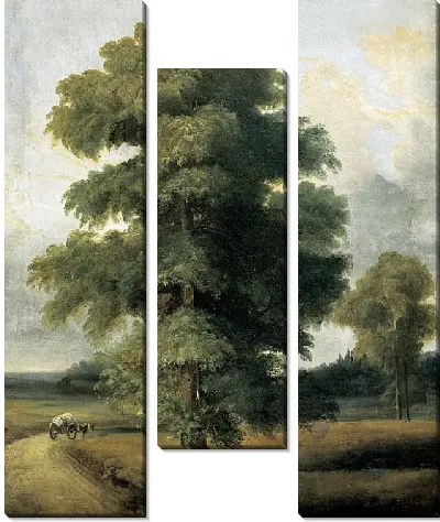 Картина Пейзаж с деревом