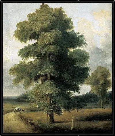 Картина Пейзаж с деревом