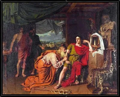 Приам, испрашивающий у Ахиллеса тело Гектора