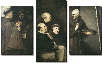 Картина Монах художника и его критики