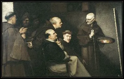 Картина Монах художника и его критики